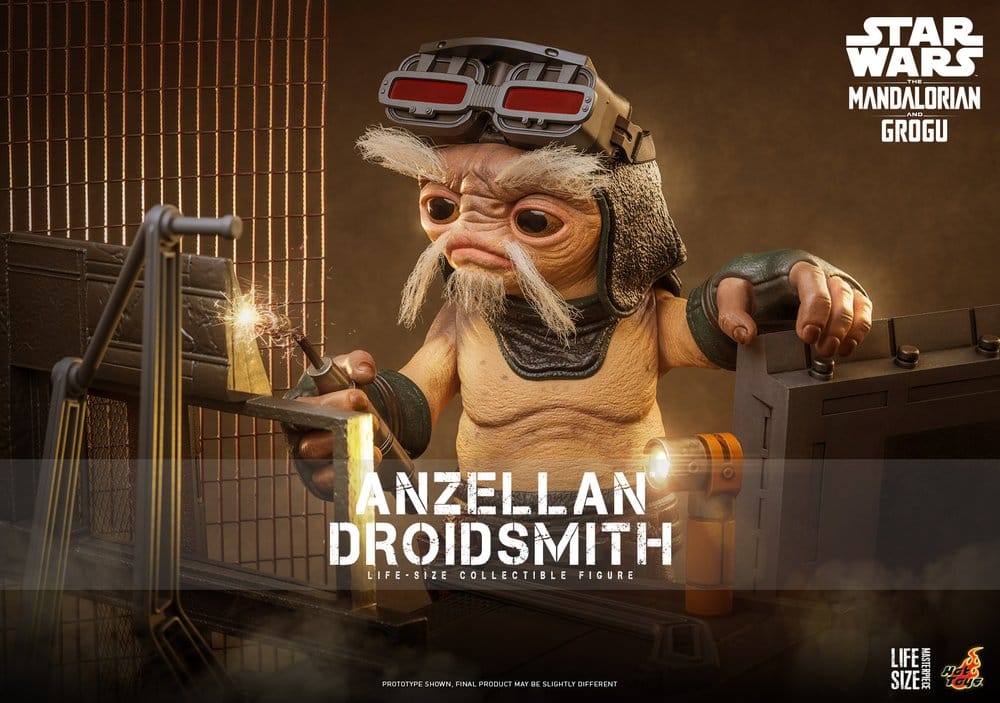 Star Wars: The Mandalorian & Grogu Life-Size Figure Anzellan Droidsmith 27 cm 4895228623331