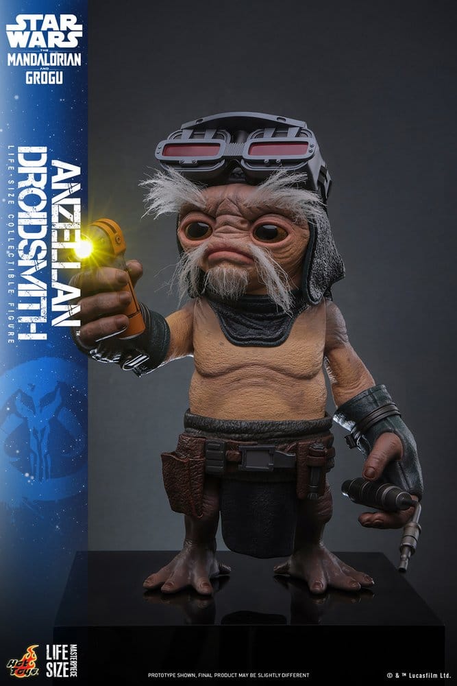 Star Wars: The Mandalorian & Grogu Life-Size Figure Anzellan Droidsmith 27 cm 4895228623331