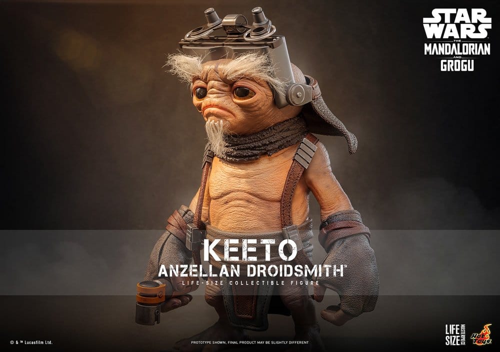 Star Wars: The Mandalorian & Grogu Life-Size Masterpiece Life-Size Figure Keeto (Anzellan Droidsmith) 26 cm 4895228624307