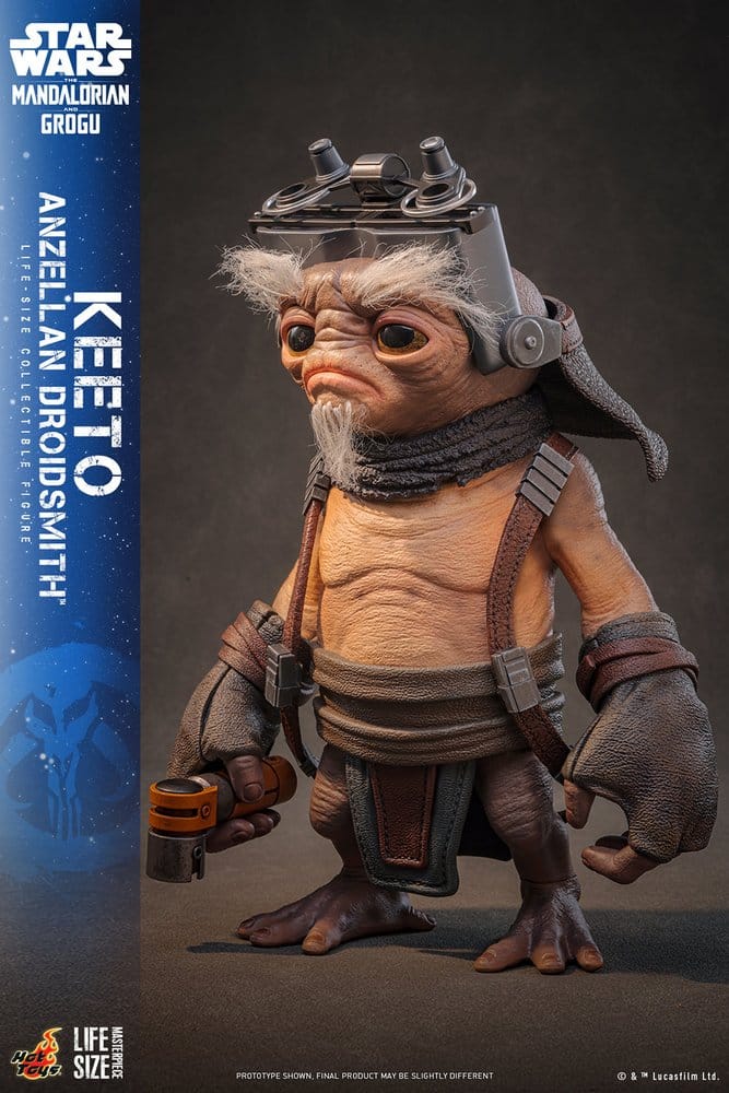 Star Wars: The Mandalorian & Grogu Life-Size Masterpiece Life-Size Figure Keeto (Anzellan Droidsmith) 26 cm 4895228624307