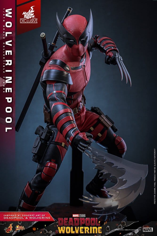 Deadpool & Wolverine Movie Masterpiece Action Figure 1/6 Wolverinepool Hot Toys Exclusive 31 cm 915494
