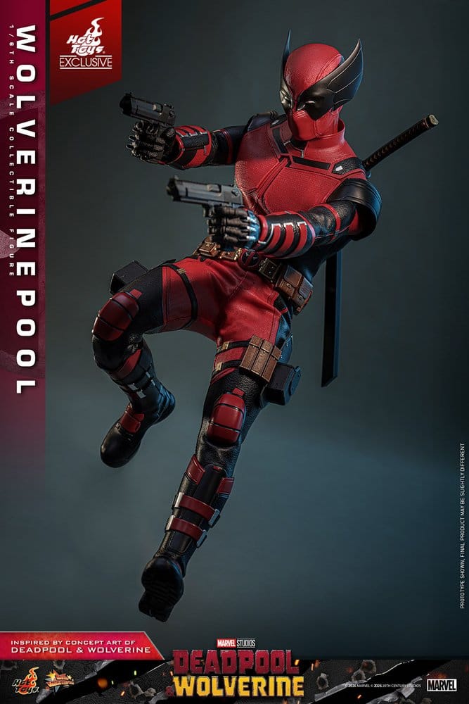 Deadpool & Wolverine Movie Masterpiece Action Figure 1/6 Wolverinepool Hot Toys Exclusive 31 cm 915494
