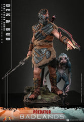 Predator: Badlands Movie Masterpiece Action Figures 2-Pack 1/6 Dek (Bone Bison Armor) and Bud 31 cm 4895228625274
