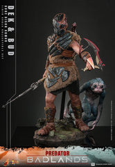 Predator: Badlands Movie Masterpiece Action Figures 2-Pack 1/6 Dek (Bone Bison Armor) and Bud 31 cm 4895228625274