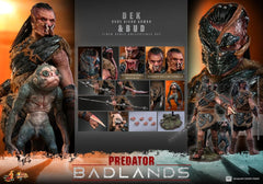 Predator: Badlands Movie Masterpiece Action Figures 2-Pack 1/6 Dek (Bone Bison Armor) and Bud 31 cm 4895228625274