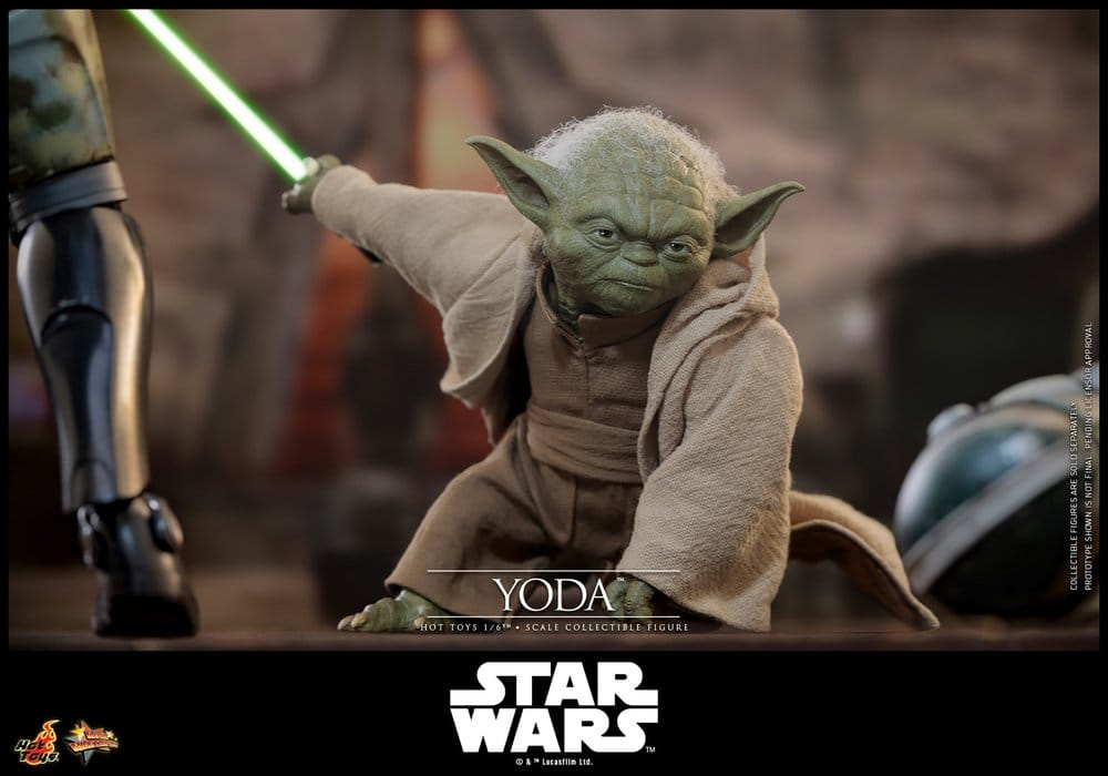 Star Wars: Die Rache der Sith Movie Masterpiece Actionfigur 1/6 Yoda 14 cmStar Wars: Revenge of the Sith Movie Masterpiece Action Figure 1/6 Yoda 14 cmStar Wars: La Revanche des Sith Movie Masterpiece figurine 1/6 Yoda 14 cmStar Wars: La Venganza de los S 4895228625380