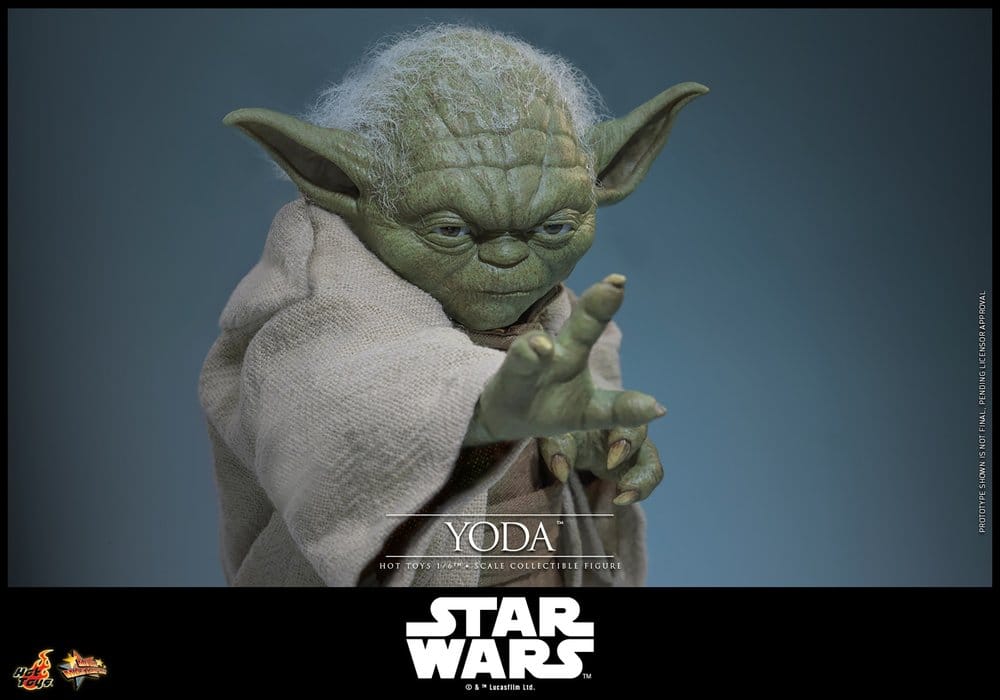 Star Wars: Die Rache der Sith Movie Masterpiece Actionfigur 1/6 Yoda 14 cmStar Wars: Revenge of the Sith Movie Masterpiece Action Figure 1/6 Yoda 14 cmStar Wars: La Revanche des Sith Movie Masterpiece figurine 1/6 Yoda 14 cmStar Wars: La Venganza de los S 4895228625380