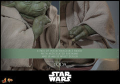 Star Wars: Die Rache der Sith Movie Masterpiece Actionfigur 1/6 Yoda 14 cmStar Wars: Revenge of the Sith Movie Masterpiece Action Figure 1/6 Yoda 14 cmStar Wars: La Revanche des Sith Movie Masterpiece figurine 1/6 Yoda 14 cmStar Wars: La Venganza de los S 4895228625380