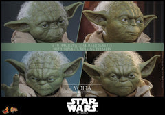 Star Wars: Die Rache der Sith Movie Masterpiece Actionfigur 1/6 Yoda 14 cmStar Wars: Revenge of the Sith Movie Masterpiece Action Figure 1/6 Yoda 14 cmStar Wars: La Revanche des Sith Movie Masterpiece figurine 1/6 Yoda 14 cmStar Wars: La Venganza de los S 4895228625380