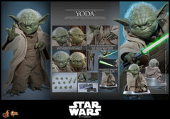 Star Wars: Die Rache der Sith Movie Masterpiece Actionfigur 1/6 Yoda 14 cmStar Wars: Revenge of the Sith Movie Masterpiece Action Figure 1/6 Yoda 14 cmStar Wars: La Revanche des Sith Movie Masterpiece figurine 1/6 Yoda 14 cmStar Wars: La Venganza de los S 4895228625380