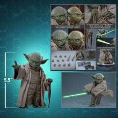 Star Wars: Die Rache der Sith Movie Masterpiece Actionfigur 1/6 Yoda 14 cmStar Wars: Revenge of the Sith Movie Masterpiece Action Figure 1/6 Yoda 14 cmStar Wars: La Revanche des Sith Movie Masterpiece figurine 1/6 Yoda 14 cmStar Wars: La Venganza de los S 4895228625380