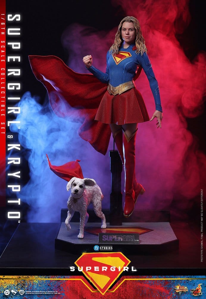 DC Comics Movie Masterpiece Action Figure Set Supergirl & Krypto 28 cm 4895228625113