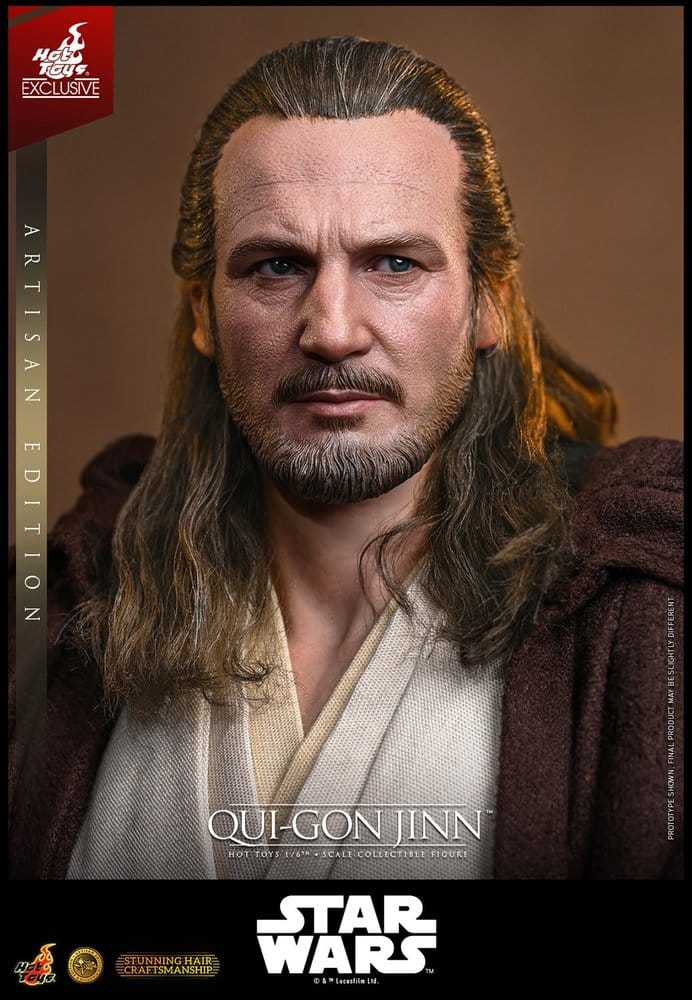 Star Wars: The Phantom Menace Movie Masterpiece Action Figure 1/6 Qui-Gon Jinn (Artisan Edition) Hot Toys Exclusive 32 cm 4895228625427