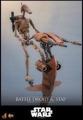 Star Wars: The Phantom Menace Movie Masterpiece Action Figure Set 1/6 Battle Droid & STAP 32 cm 4895228625649