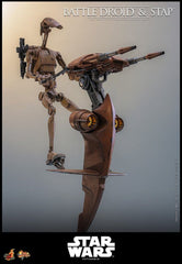 Star Wars: The Phantom Menace Movie Masterpiece Action Figure Set 1/6 Battle Droid & STAP 32 cm 4895228625649