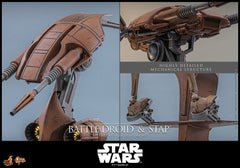 Star Wars: The Phantom Menace Movie Masterpiece Action Figure Set 1/6 Battle Droid & STAP 32 cm 4895228625649