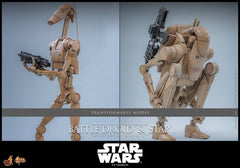 Star Wars: The Phantom Menace Movie Masterpiece Action Figure Set 1/6 Battle Droid & STAP 32 cm 4895228625649