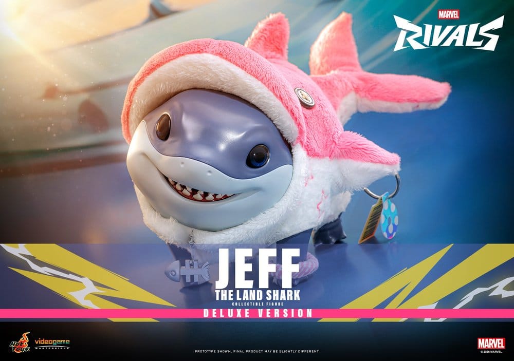 Marvel Rivals Videogame Masterpiece Series Action Figure Jeff the Land Shark (Deluxe Version) 11 cm 4895228625694