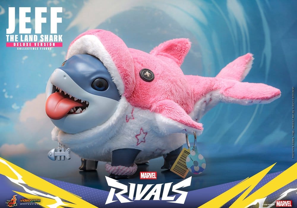 Marvel Rivals Videogame Masterpiece Series Action Figure Jeff the Land Shark (Deluxe Version) 11 cm 4895228625694