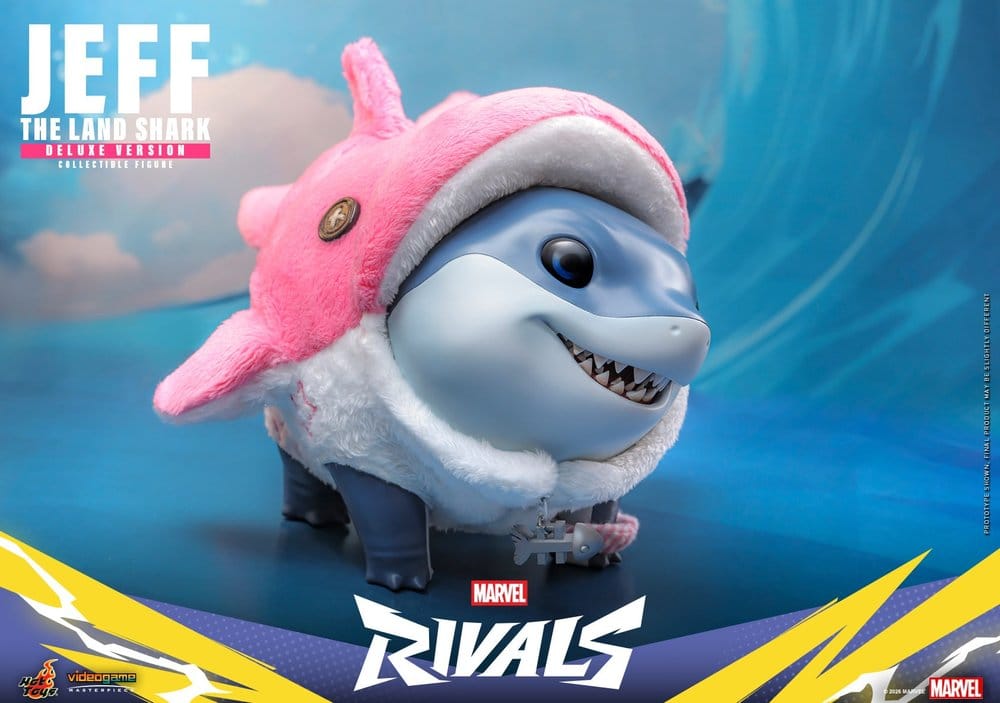 Marvel Rivals Videogame Masterpiece Series Action Figure Jeff the Land Shark (Deluxe Version) 11 cm 4895228625694