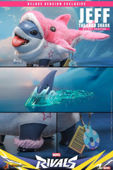 Marvel Rivals Videogame Masterpiece Series Action Figure Jeff the Land Shark (Deluxe Version) 11 cm 4895228625694