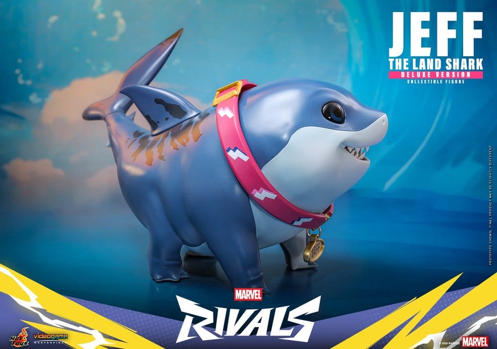 Marvel Rivals Videogame Masterpiece Series Action Figure Jeff the Land Shark 11 cm 4895228625687