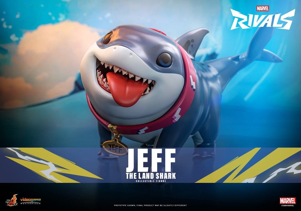 Marvel Rivals Videogame Masterpiece Series Action Figure Jeff the Land Shark 11 cm 4895228625687