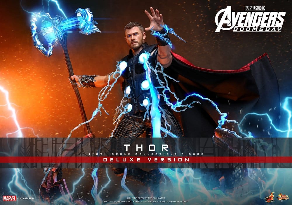 Avengers: Doomsday Movie Masterpiece Action Figure 1/6 Thor (Deluxe Version) 32 cm 4895228626608