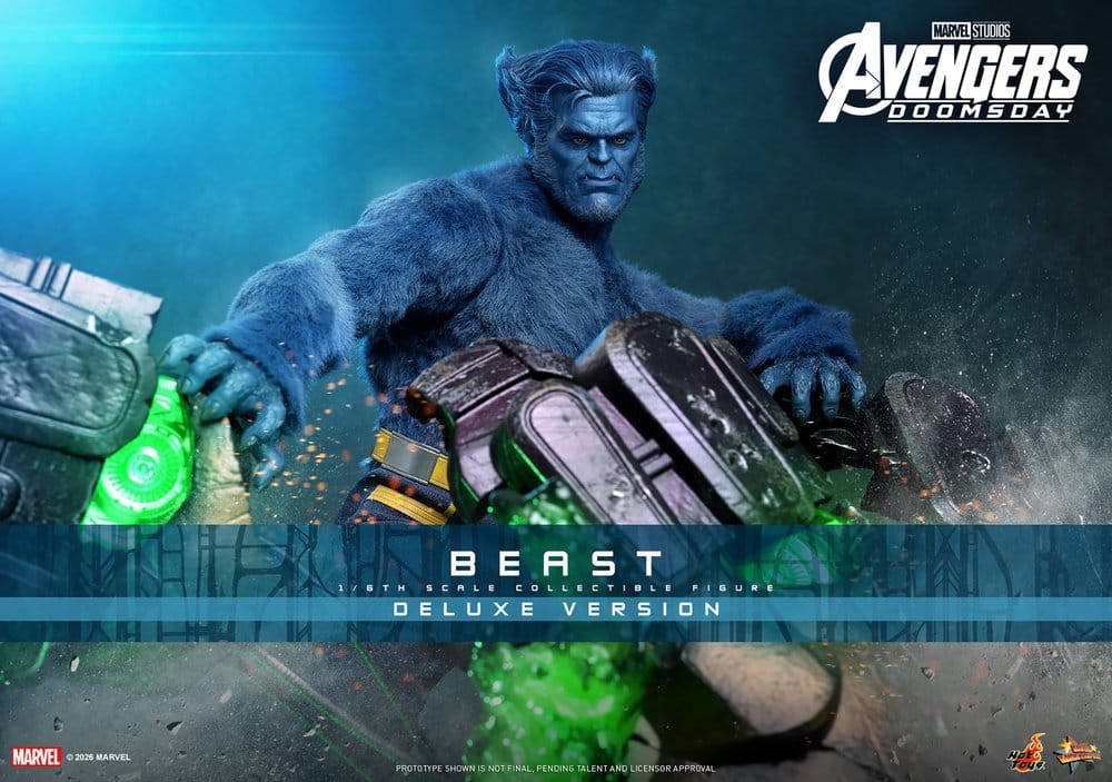 Marvel X-Men Movie Masterpiece Action Figure 1/6 Beast (Deluxe Version) 33 cm 4895228626622
