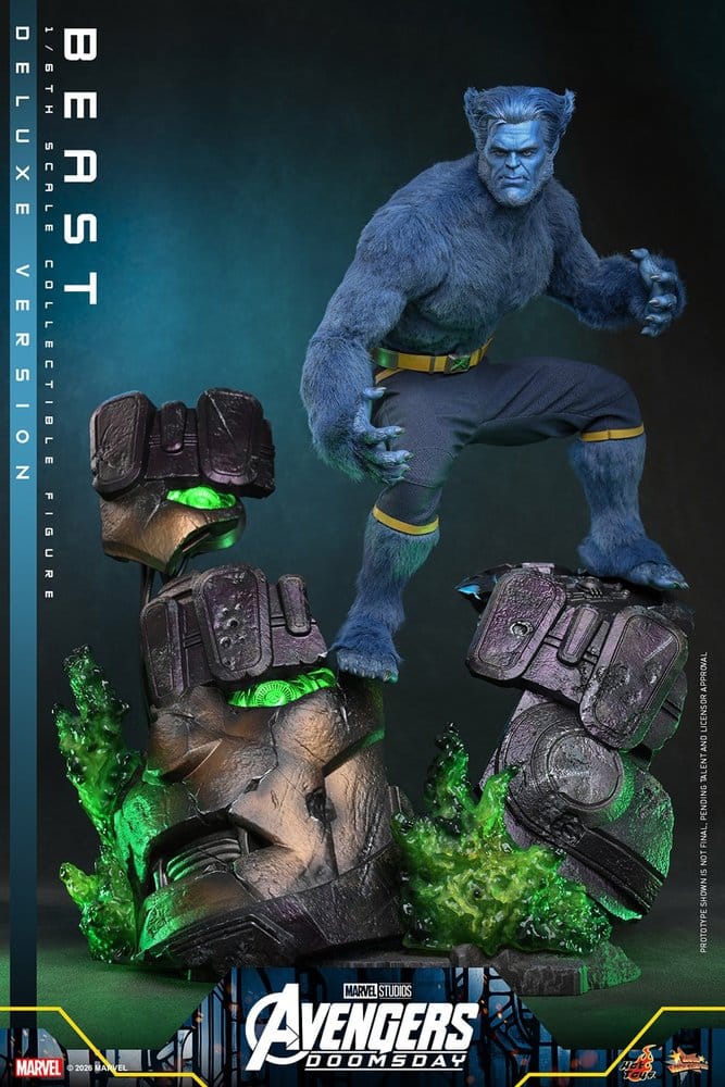 Marvel X-Men Movie Masterpiece Action Figure 1/6 Beast (Deluxe Version) 33 cm 4895228626622