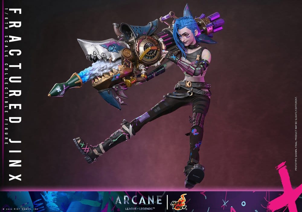 Arcane Action Figure 1/6 Fractured Jinx 28 cm 4895228624451