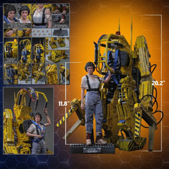 Alien Movie Masterpiece Figure Set 1/6 Ellen Ripley and Power Loader 52 cm 4895228627148