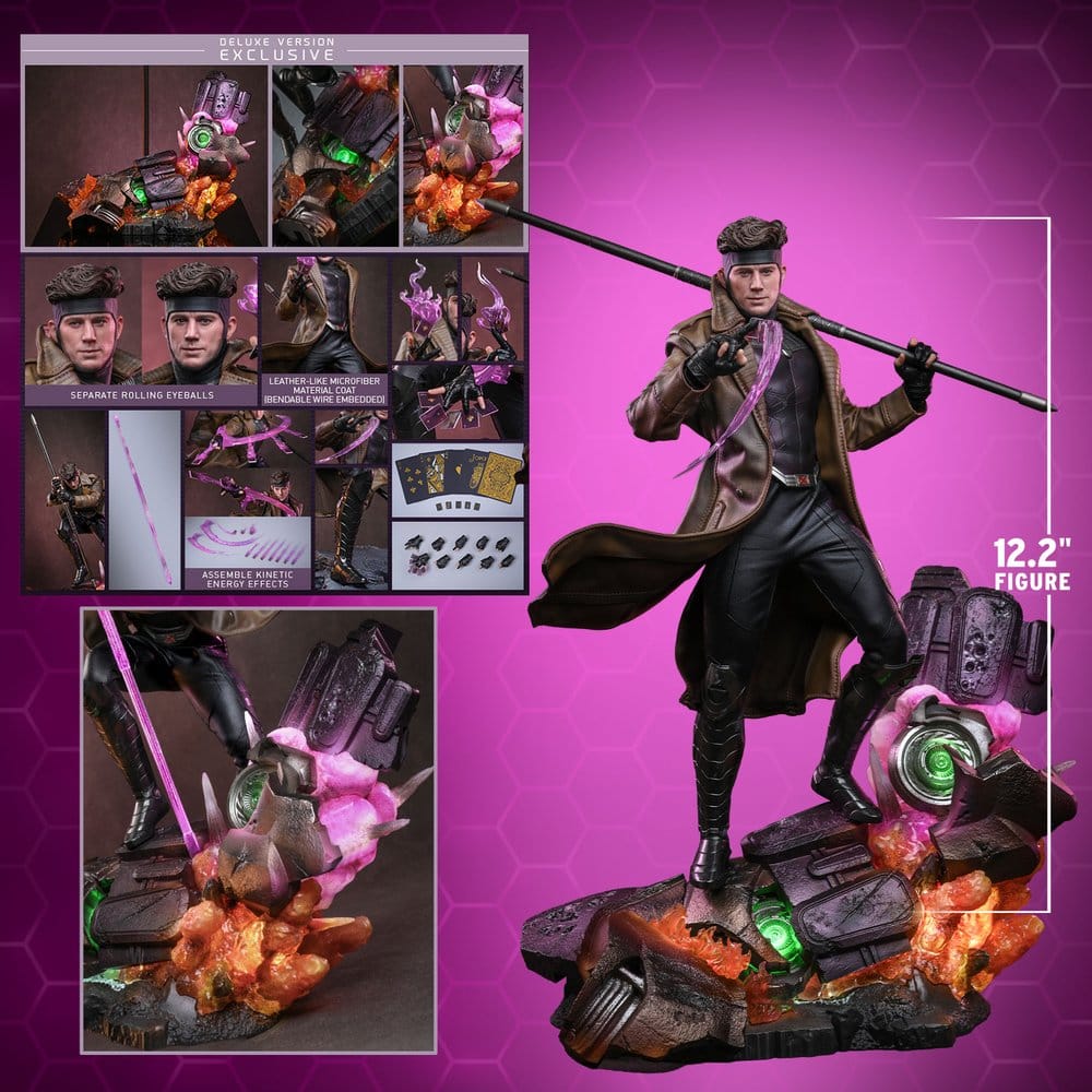 Avengers: Doomsday Movie Masterpiece Action Figure 1/6 Gambit (Deluxe Version) 31 cm 4895228626417