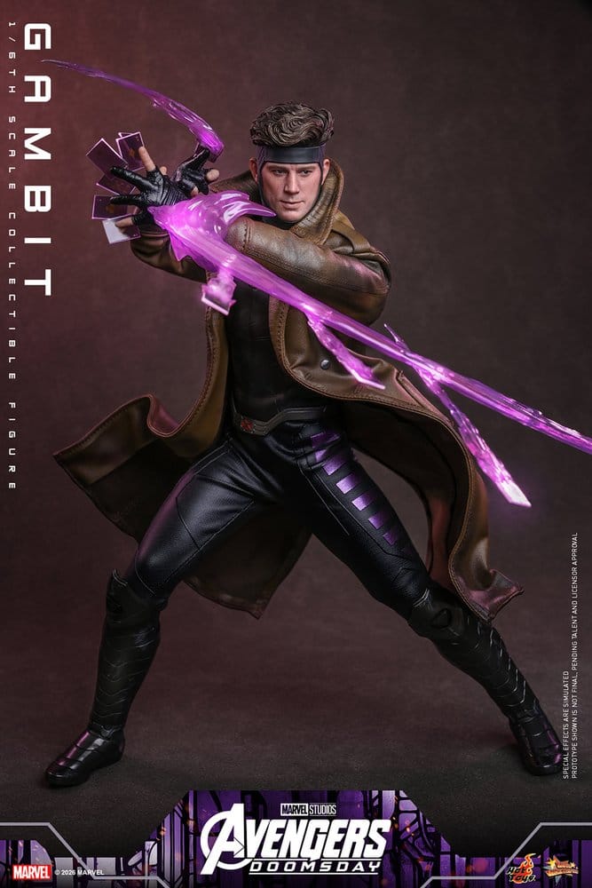 Avengers: Doomsday Movie Masterpiece Action Figure 1/6 Gambit 31 cm 4895228626394