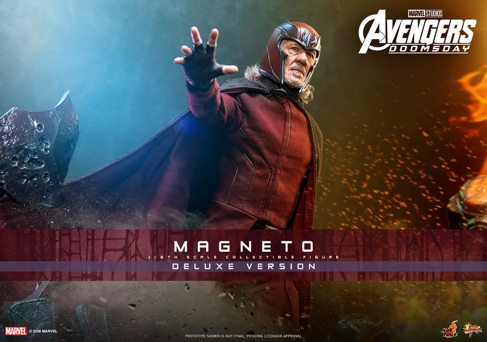 Avengers: Doomsday Movie Masterpiece Action Figure 1/6 Magneto (Deluxe Version) 30 cm 4895228626455