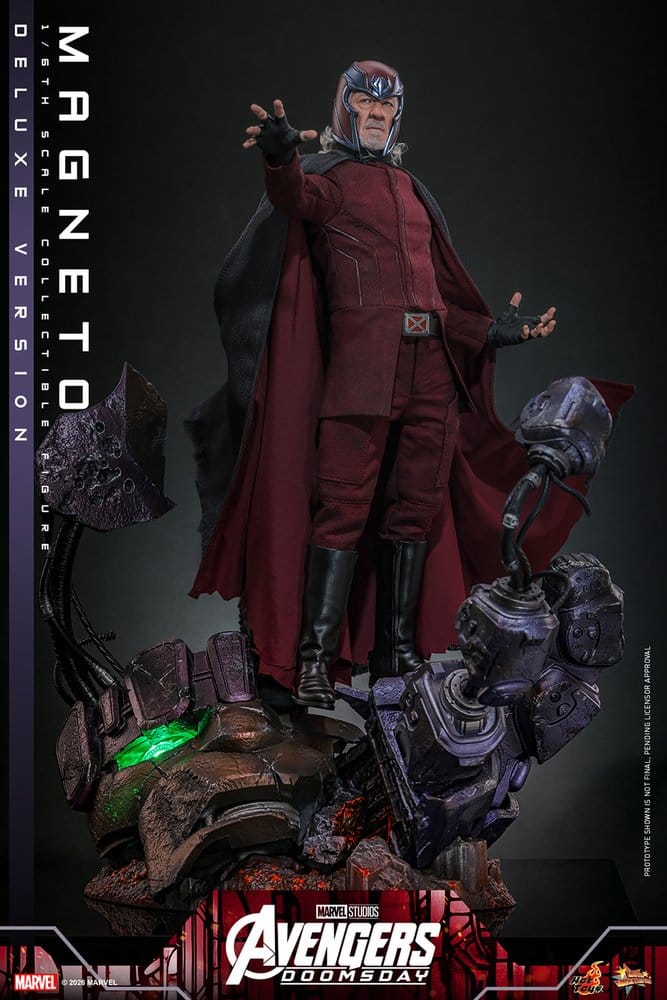 Avengers: Doomsday Movie Masterpiece Action Figure 1/6 Magneto (Deluxe Version) 30 cm 4895228626455