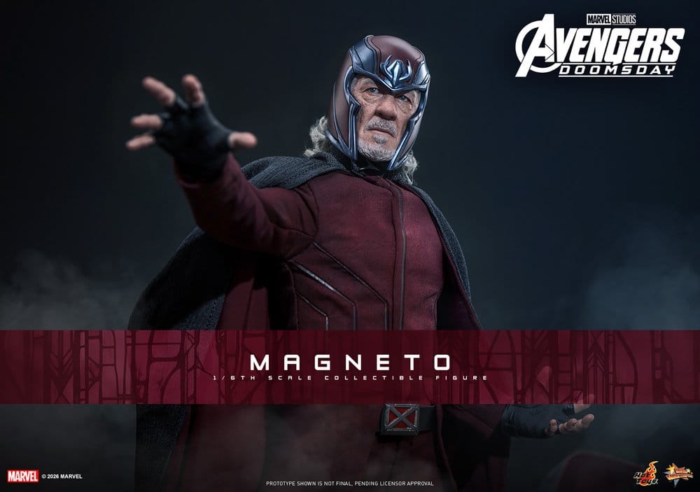 Avengers: Doomsday Movie Masterpiece Action Figure 1/6 Magneto 30 cm 4895228626431