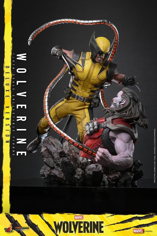 Marvel Video Game Masterpiece Action Figure 1/6 Wolverine (Deluxe Version) 29 cm 4895228627179