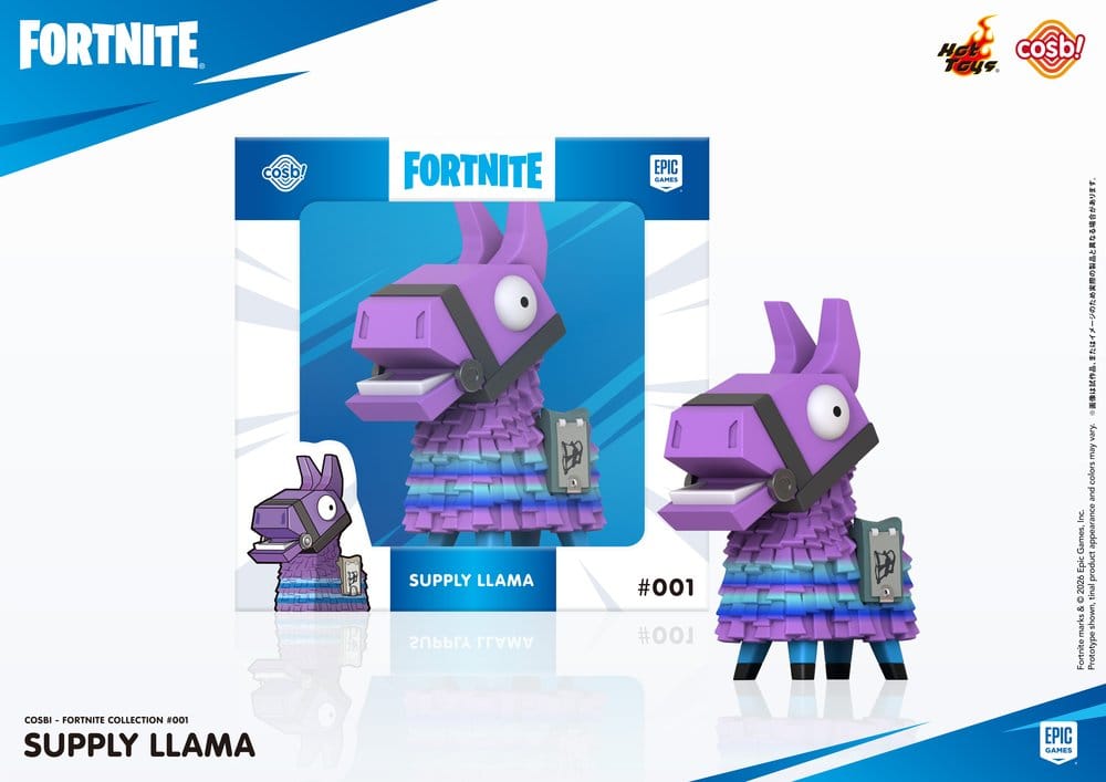 Fortnite Cosbi Mini Figure Supply Llama 8 cm 4570191991723