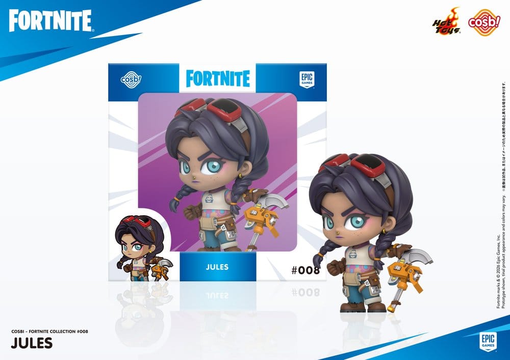 Fortnite Cosbi Mini Figure Jules 8 cm 4570191991754