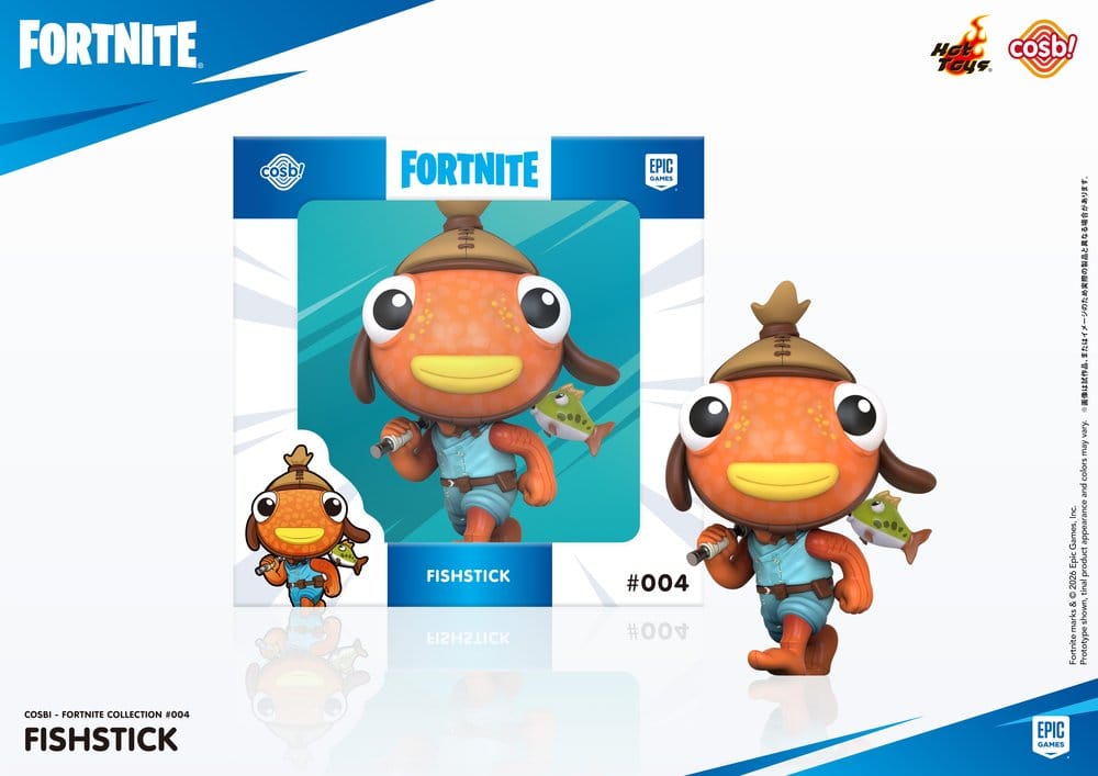 Fortnite Cosbi Mini Figure Fishstick 8 cm 4570191991792