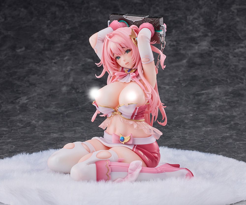 With the Snap of My Fingers, Forced Ovulation Hypnosis Statue 1/5 Marble, the Heroine of Justice DX Ver. 19 cm  4595316892280