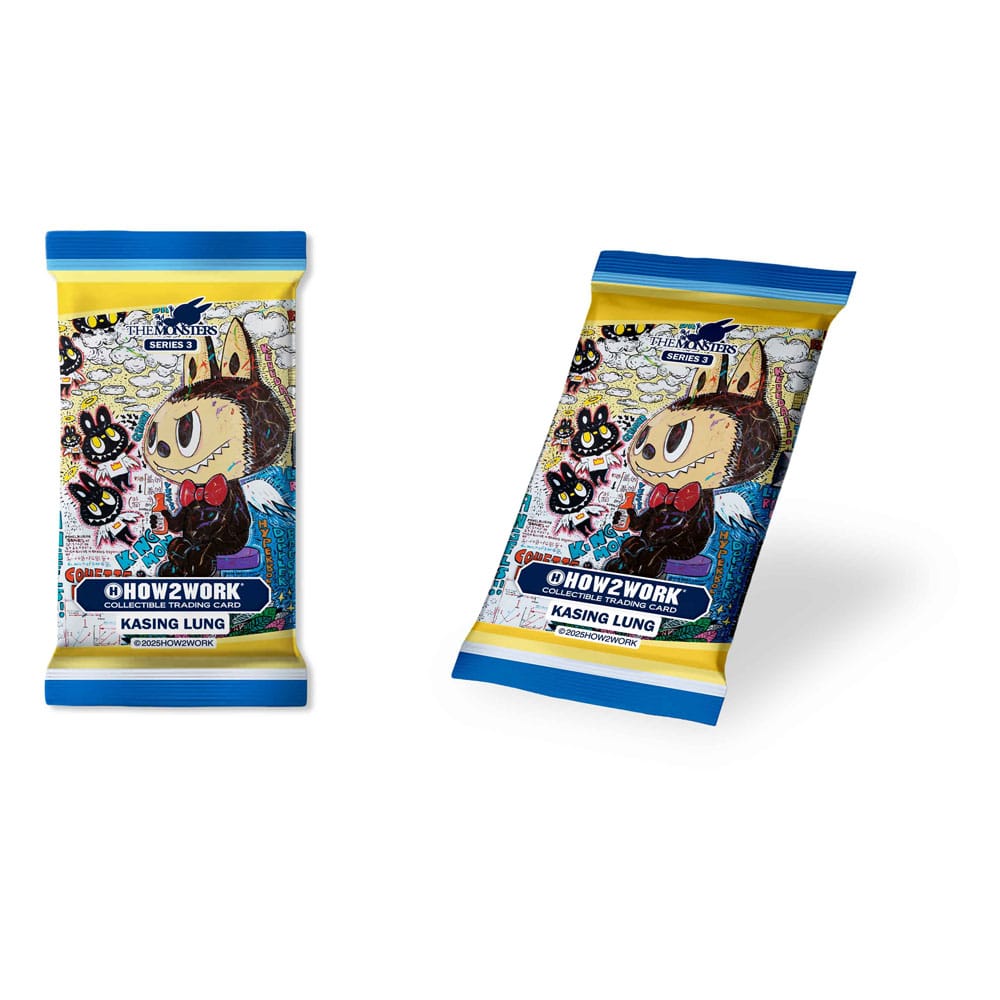 How2work Labubu Collectible Chrome Trading Cards The Monsters Series 3 (10) 4711460101638