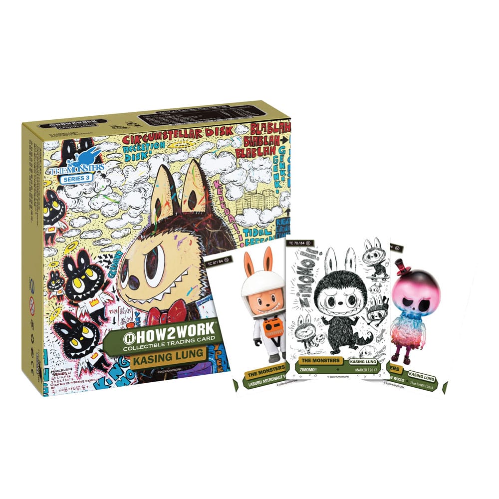 How2work Labubu Collectible Chrome Trading Cards The Monsters Series 3 (10) 4711460101638