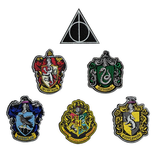 Harry Potter Patches 6-Pack House Crests 3760166566440