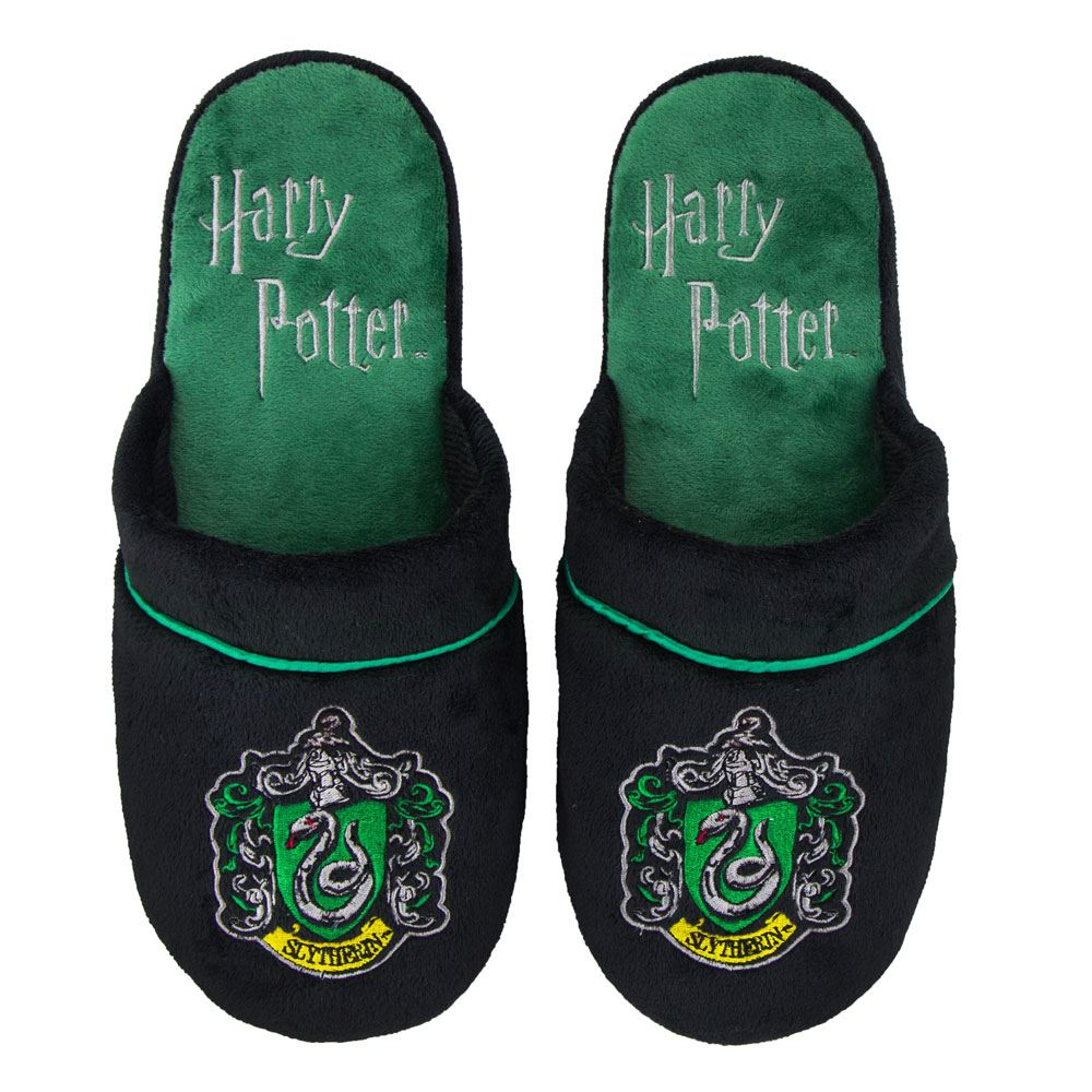 Harry Potter Hausschuhe Slytherin  Größe M/LHarry Potter Slippers Slytherin  Size M/LHarry Potter chaussons Slytherin  (M/L)Harry Potter Zapatillas Slytherin  talla M/L 4895205600829
