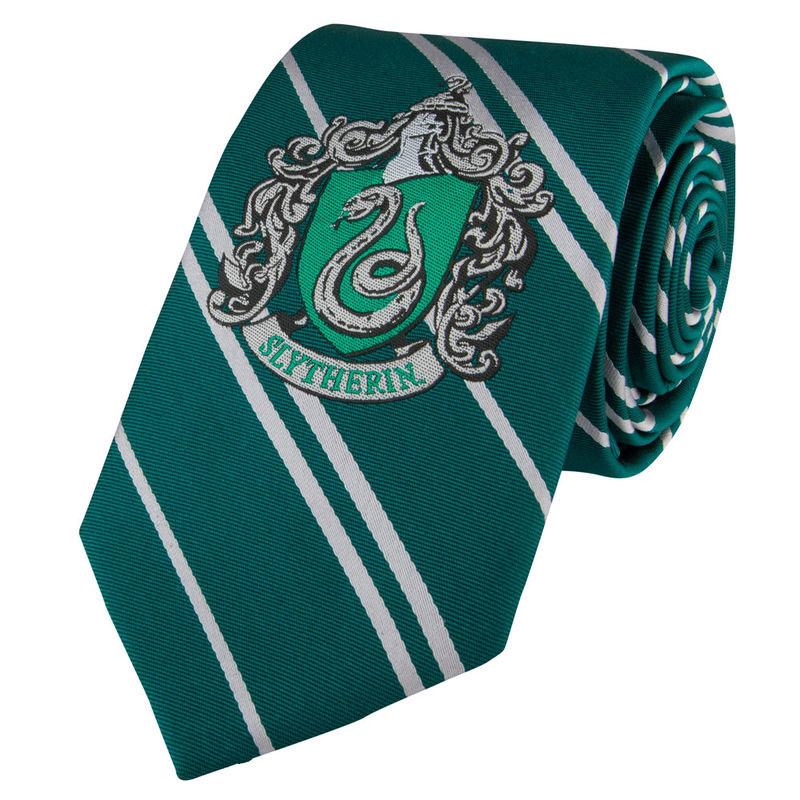 Harry Potter Kids Woven Necktie Slytherin New Edition 4895205603271