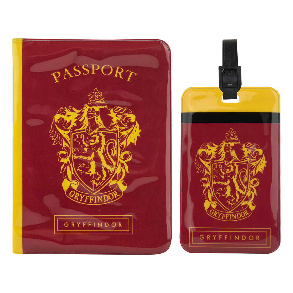 Harry Potter Passport Case & Luggage Tag Set Gryffindor 4895205604254