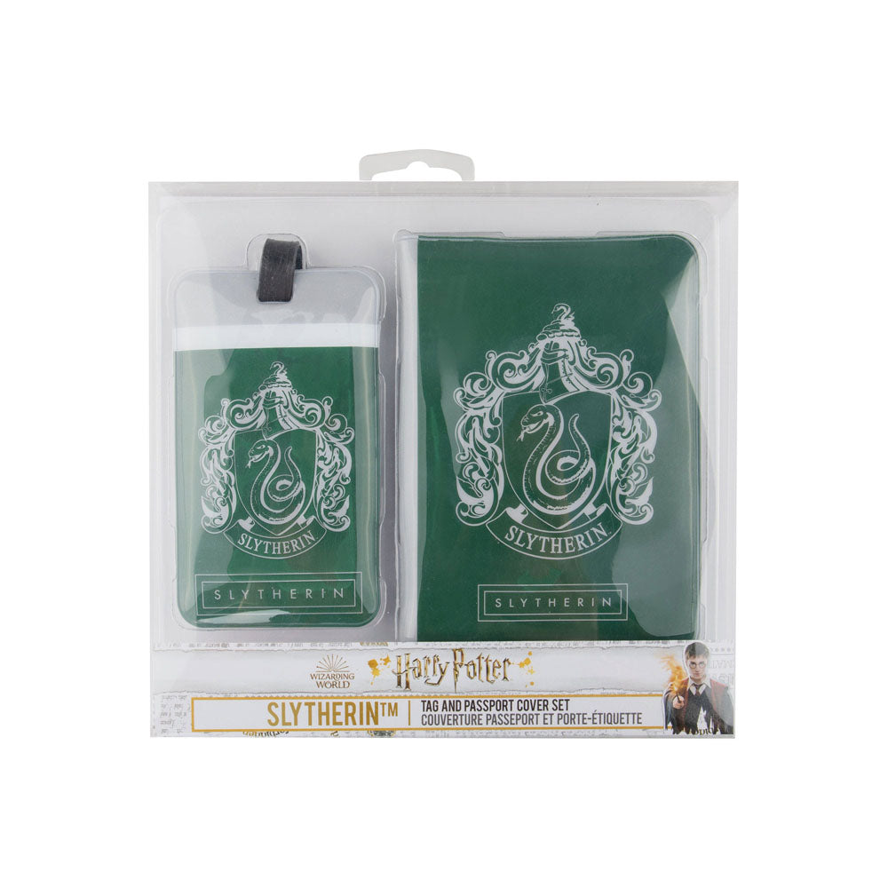 Harry Potter Passport Case & Luggage Tag Set Slytherin 4895205604261