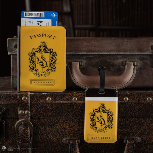 Harry Potter Passport Case & Luggage Tag Set Hufflepuff 4895205604285